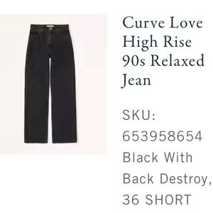 90’s Relaxed High Rise